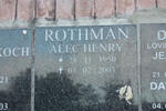 ROTHMAN Alec Henry 1950-2003