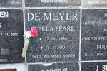MEYER Stella Pearl, de 1936-2003