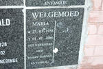 WELGEMOED Maria 1938-2004