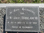 TERBLANCHE J.W. 1913-1994