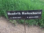 BADENHORST Hendrik 1917-1998
