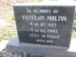 MDLIVA Vuyelwa 1927-2003