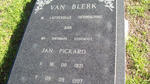 BLERK Jan Pickard, van 1921-1997