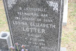 LÖTTER Lovina Elizabeth nee DAVEL 1898-1984