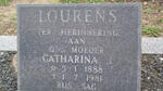 LOURENS Catharina J. 1888-1981