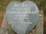 SNYMAN Cornelia 1870-1961