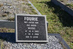 FOURIE Wessel 1903-2000