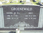 GROENEWALD Boet 1898-1982 & Jacoba M.H. 1905-1977 