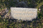 METELERKAMP Frederick John 1874-1962