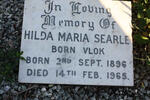 SEARLE Hilda Maria nee VLOK 1896-1965