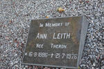 LEITH Ann nee THERON 1886-1976