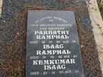 RAMPHAL Parbathy -1980 :: Isaac RAMPHAL -1982 :: KEMKUMAR Isaac -2005