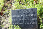 BOIS Jacobus M., du 1902-1982 & Clasina J. 1899-1993