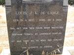 LANGE Louis J.K., de 1897-1969 & Louwdina H.E. THERON 1907-1984