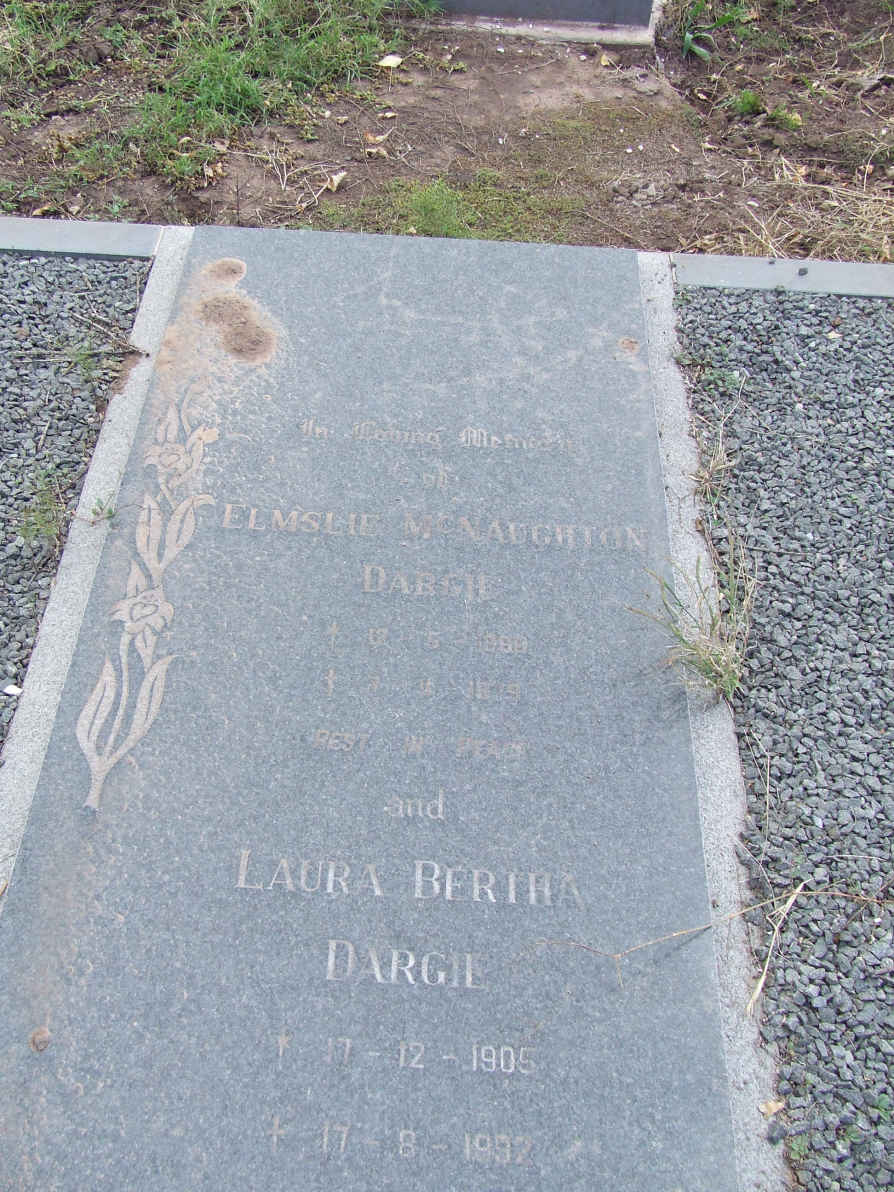 DARGIE Elmslie McNaughton 1898-1979 :: DARGIE Laura Bertha 1905-1992