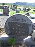 MUNDELL Tony 1972-1992