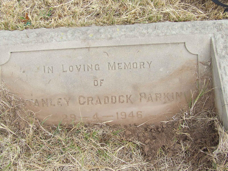 PARKIN Stanley Craddock -1946