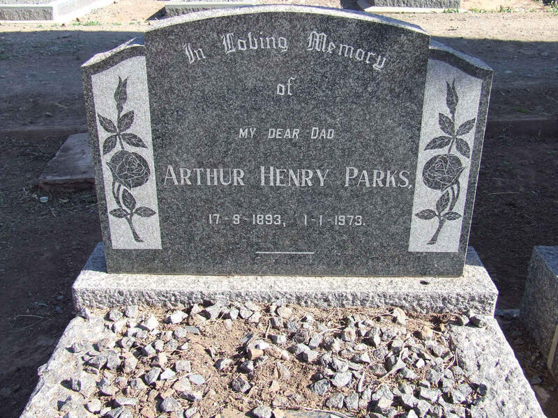 PARKS Arthur Henry 1893-1973