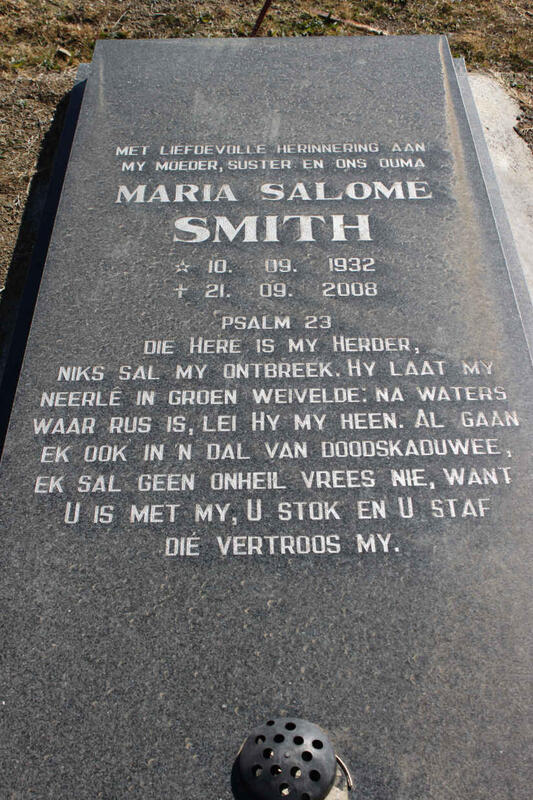 SMIT Maria Salome 1932-2008