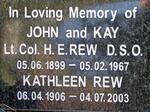 REW H.E. 1899-1967 & Kathleen 1906-2003