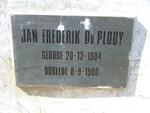PLOOY Jan Frederik, du 1904-1906 