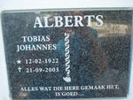 ALBERTS Tobias Johannes 1922-2003