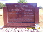 MEIRING Bushy 1923-2000 & Hendrien 1924-