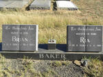 BAKER Brian 1937-1993 & Ria 1938-1998