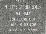 BOTHMA Pieter Gerhardus 1926-2002