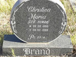 BRAND Maria nee HUMAN 1895-1986