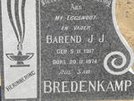 BREDENKAMP Barend J.J. 1917-1974