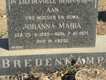 BREDENKAMP Johanna Maria 1890-1971