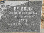 BRUIN Dawie, de 1951-1971
