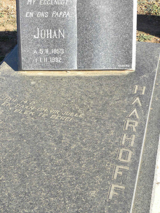 HAARHOFF Johan 1853-1932