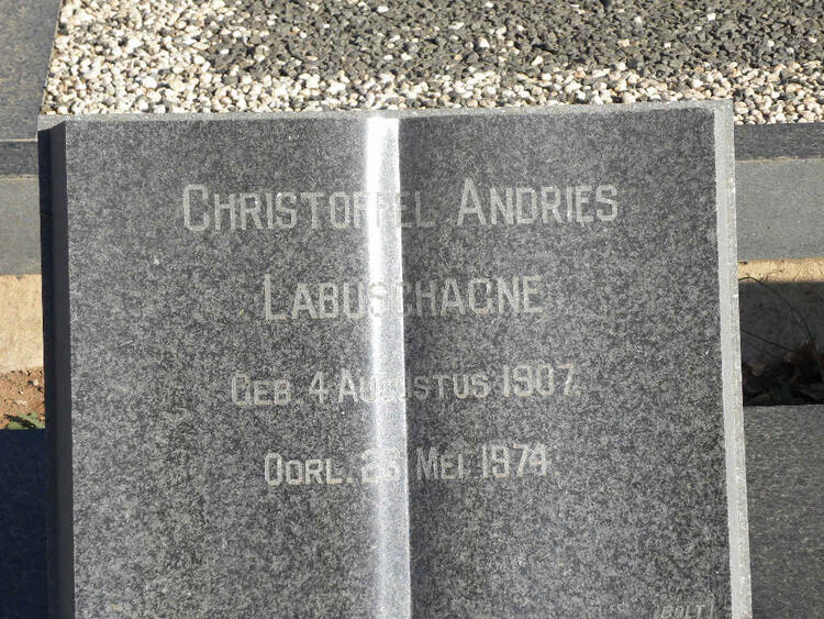 LABUSCHAGNE Christoffel Andries 1907-1974