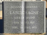LABUSCHAGNE Susanna Johanna nee DE BRUIN 1907-1978