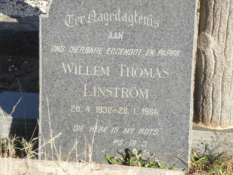 LINSTRÖM Willem Thomas 1932-1966