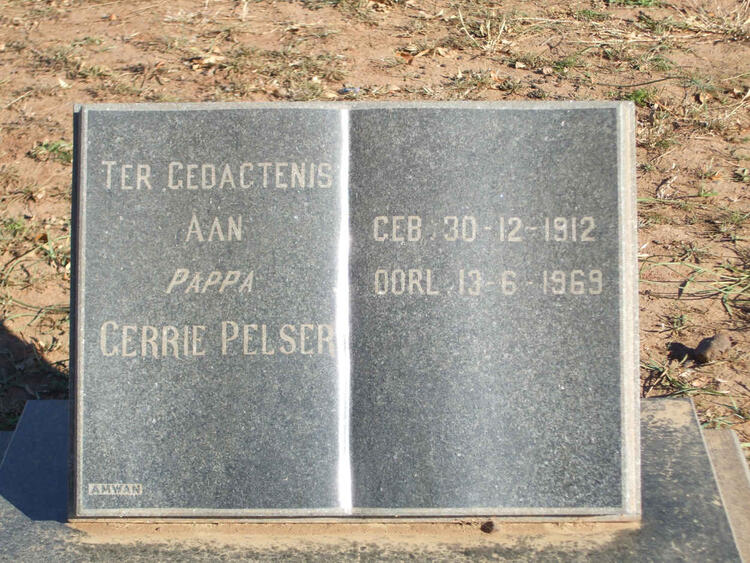 PELSER Gerrie 1912-1969