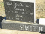 SMITH Christo 1939-1995 & Alfa 1939-