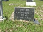 GROOM Thelma 1909-1972