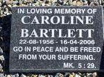 BARTLETT Caroline 1956-2006