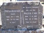 CARY Walter 1897-1955 :: BERENDT Freda nee CARY 1906-1997
