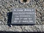 RABBETS Linda Maesta nee STEINHOFEL 1917-2008
