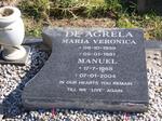 AGRELA Maria Veronica, de 1939-1981 :: DE AGRELA Manuel 1968-2004