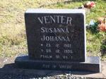VENTER Susanna Johanna 1902-1995