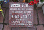 VOSLOO Vossie 1916-2004 & Alma BACKEBERG 1917-2005