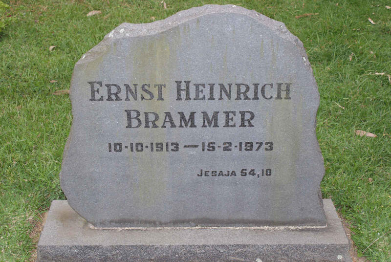 BRAMMER Ernst Heinrich 1913-1973