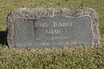 SHAW Mary Isabel 1876-1962