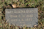 STACEY Mary Agatha 1900-1977