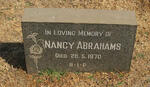 ABRAHAMS Nancy -1970